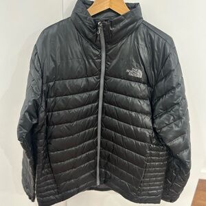 The North Face Charcoal Quilted Jacket